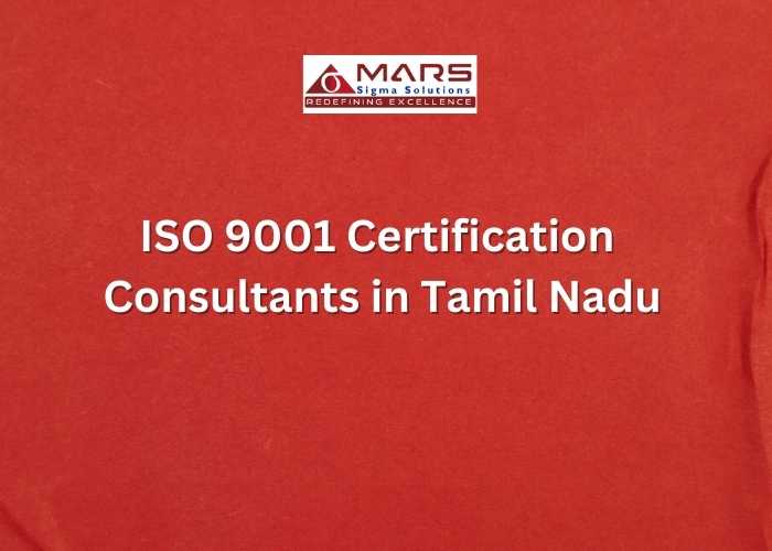 ISO 9001 Certification Consultants in Tamil Nadu