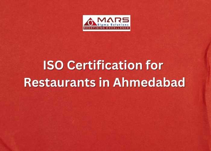 ISO certification for restaurants in Ahmedabad