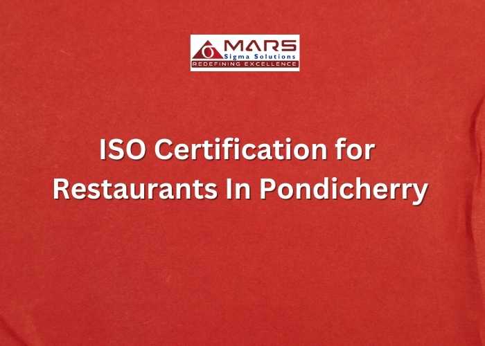 ISO certification for restaurants in Pondicherry