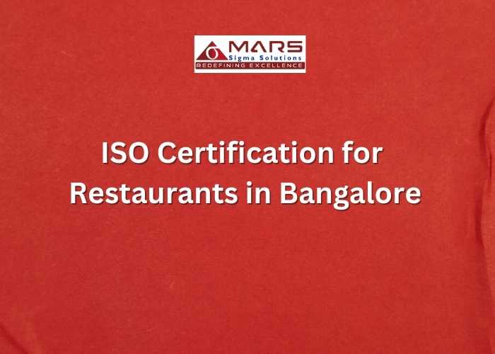 ISO certification for restaurants in Bangalore