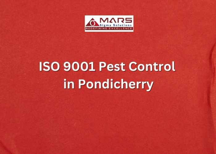 ISO 9001 pest control in Pondicherry