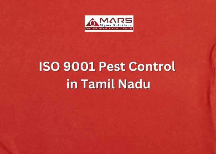 ISO 9001 pest control in Tamil Nadu