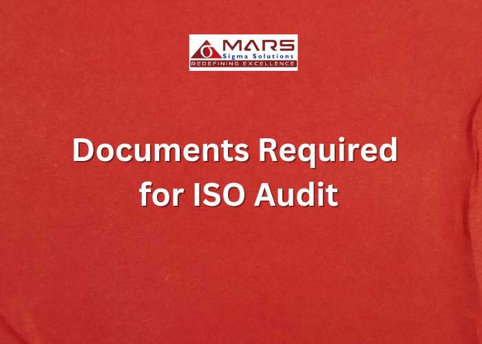 Documents Required for ISO Audit in Tamil Nadu