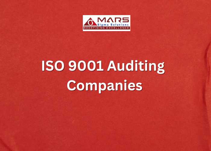 ISO 9001 Auditing Company