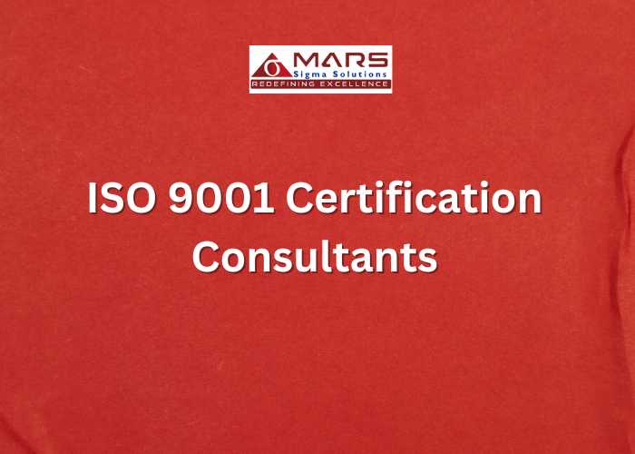 ISO 9001 Certification Consultants